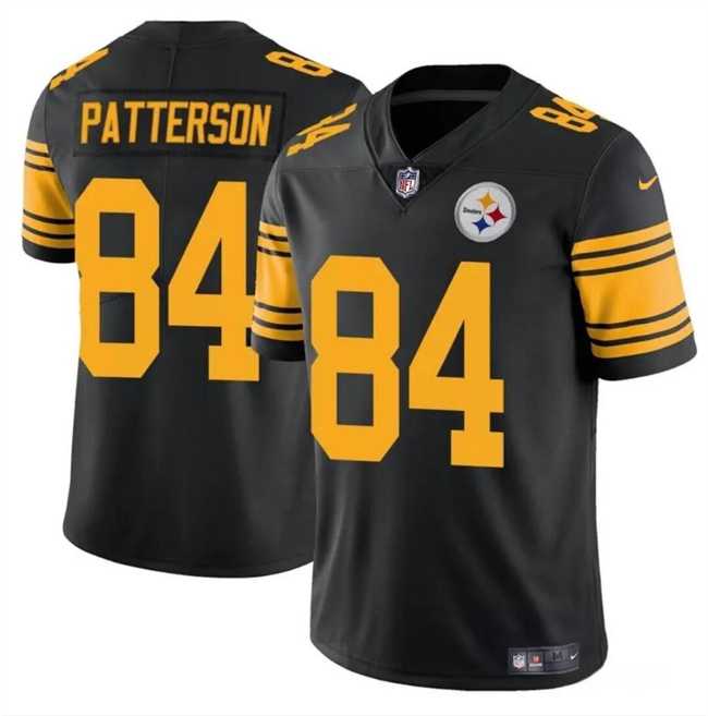 Men & Women & Youth Pittsburgh Steelers #84 Cordarrelle Patterson Black Color Rush Limited Football Stitched Jersey